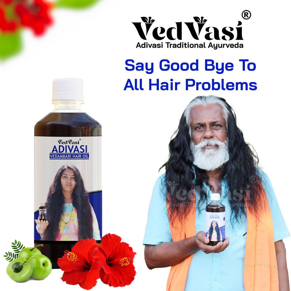Vedavasi® | Adivasi Vedambari Hair Oil | Get Strong & Long Hair